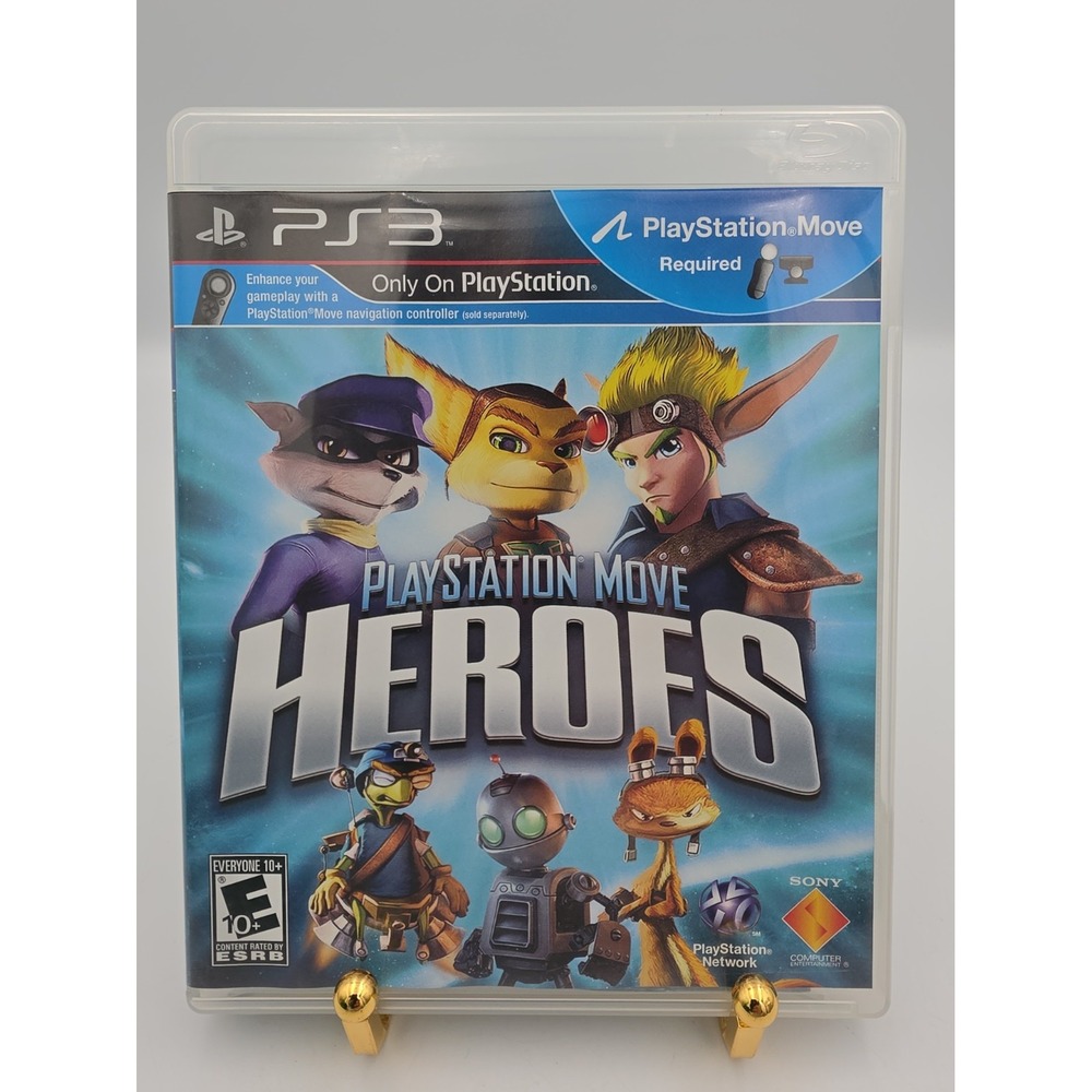 PlayStation Move Heroes Sony PlayStation 3 PS3 CIB Manual Tested 711719824824